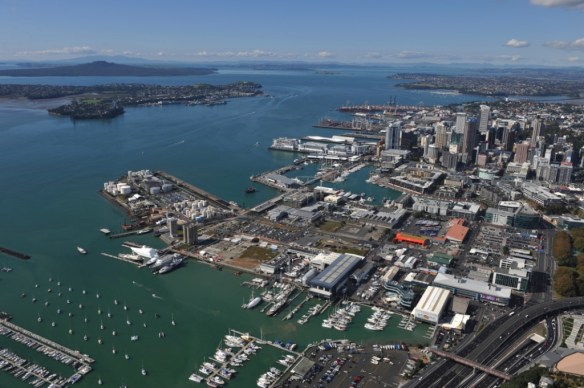 Waitemata Harbour from above