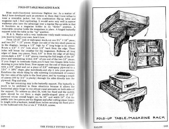 How to - build a fold up table / magazine rack