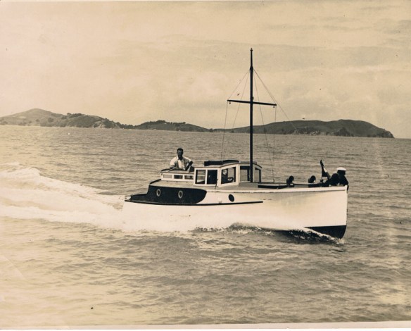 Waitangi - the motor launch