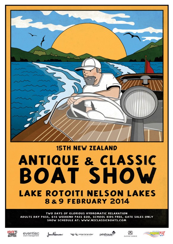 NZ Antique & Classic Boatshow 2014 - Lake Rotoiti, Sth. Island