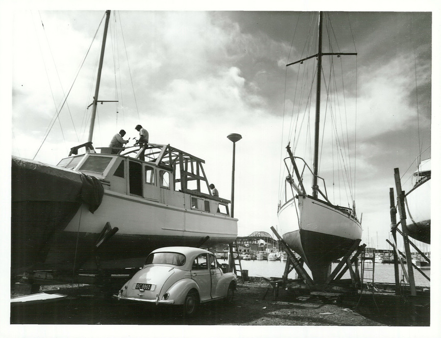 Among the yards at Westhaven G. Riethmaier