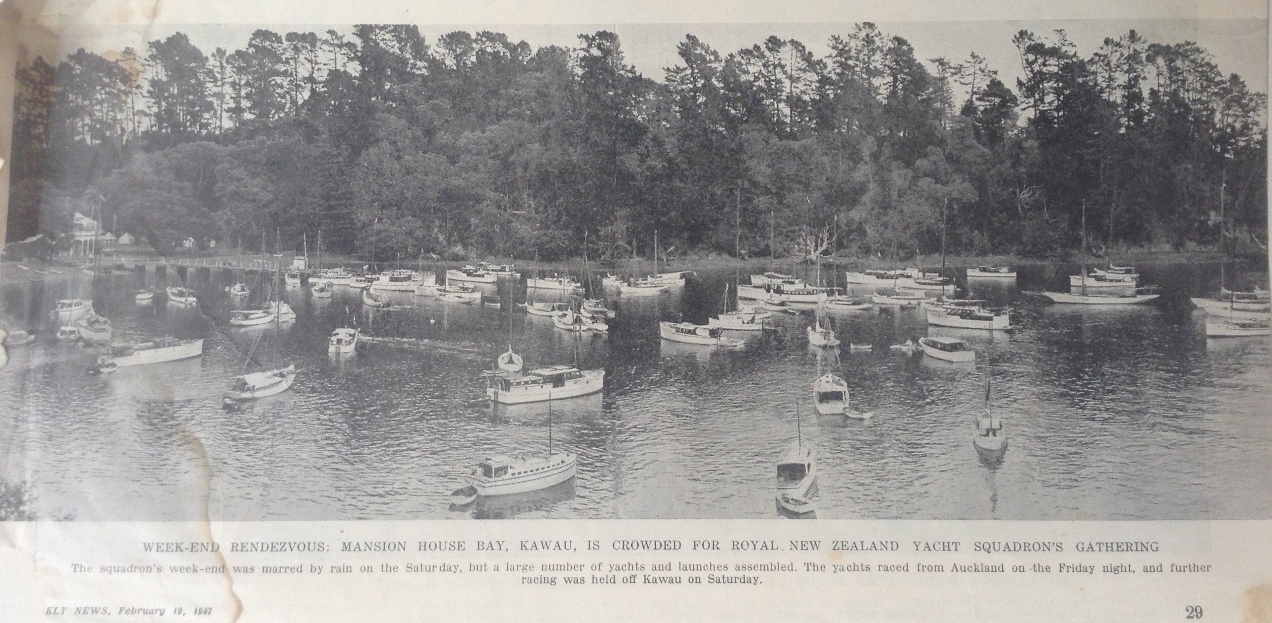 RNZYS Kawau Weekend Feb1947