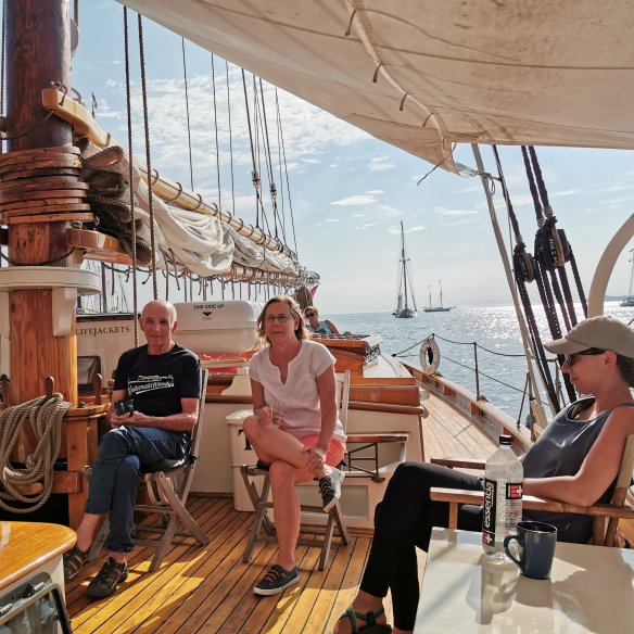 Sailing on Ladona Rockland