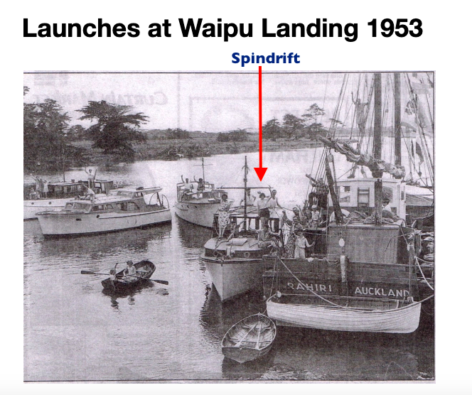 Spindrift 1953 Waipu Landing